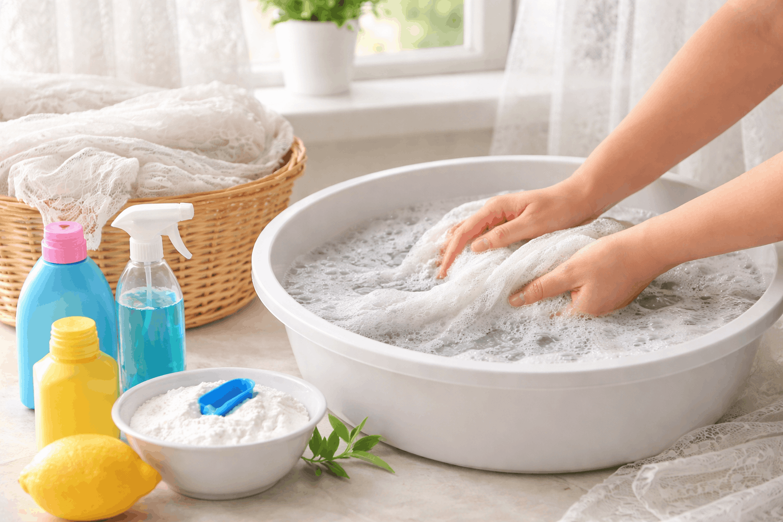 Tül Perde Nasıl Yıkanır