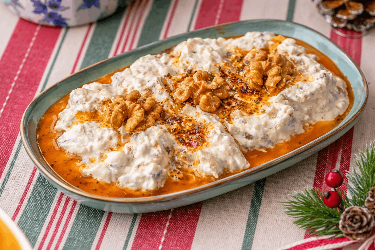 Yoğurtlu köz patlıcan salatası